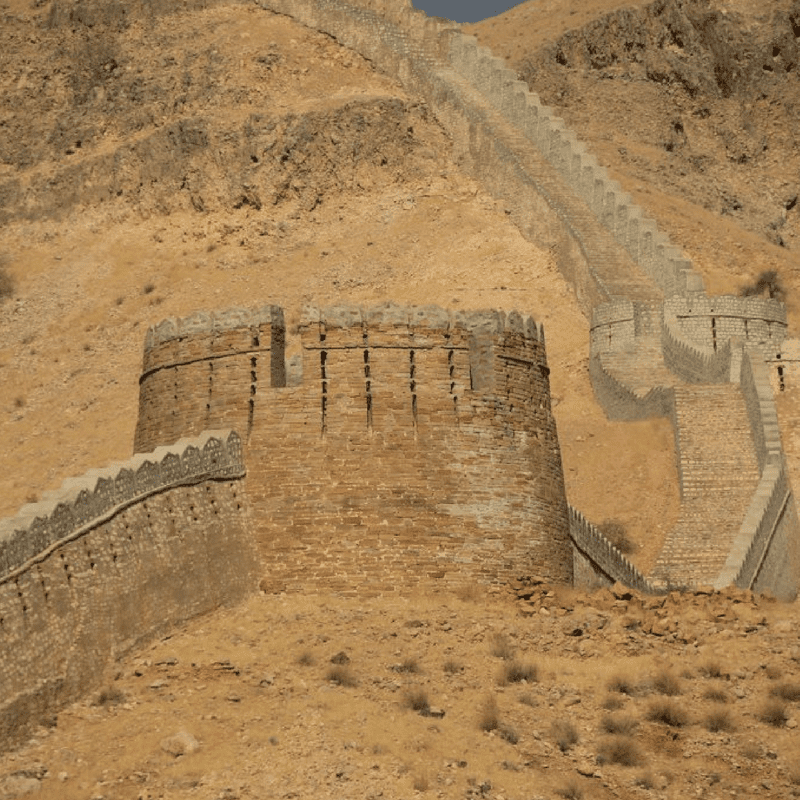 Wall of Sindh Ranikot.