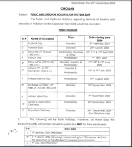 Is May 1st a Holiday in Pakistan? Official Notification is Here!